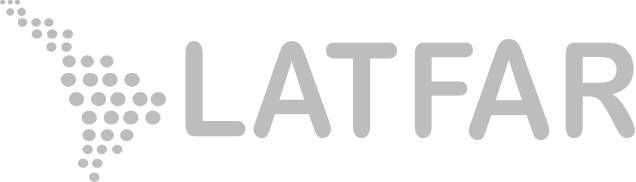 Logo Latfar en gris